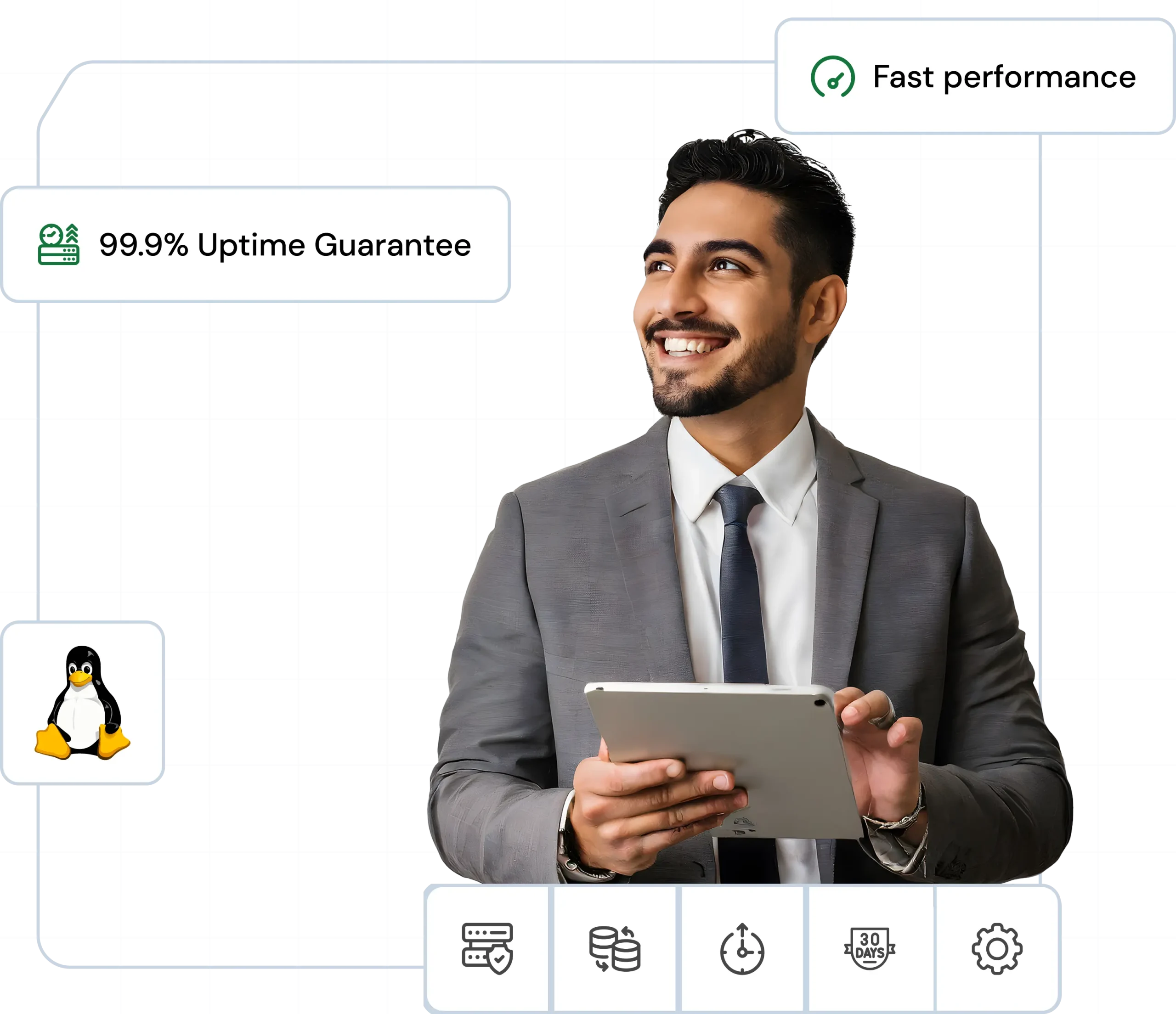 Linux Hosting Hero Graphic
